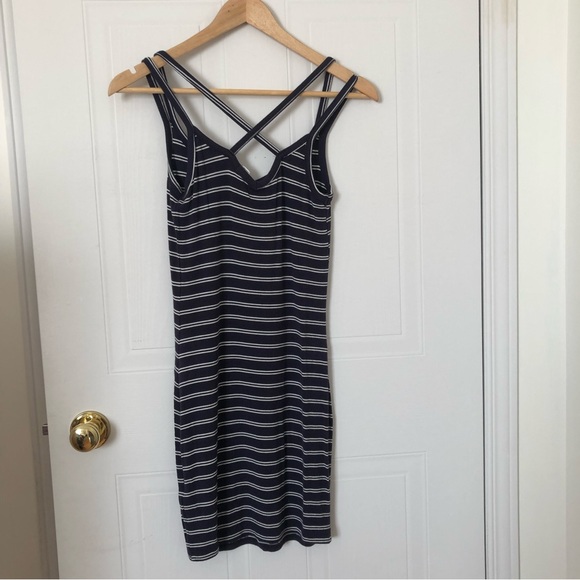 Garage Bodycon Striped Dress - Picture 2 of 2